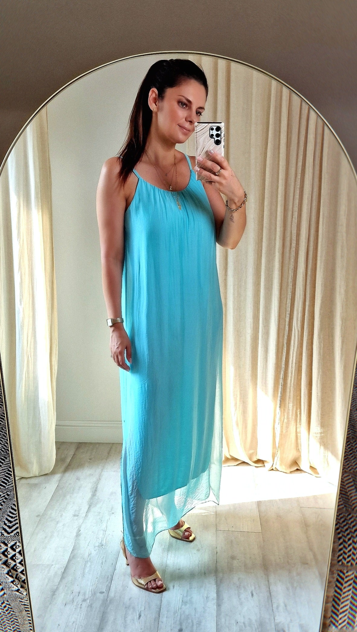 Jurk Breezy - Turquoise