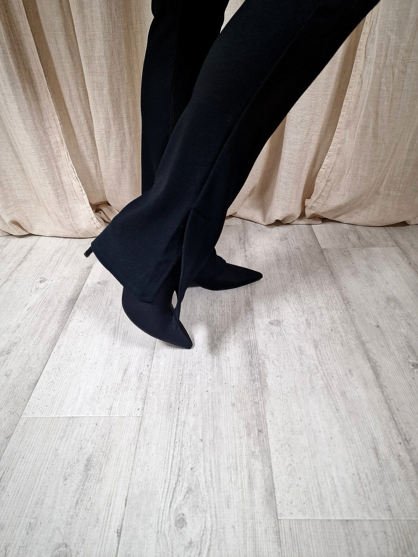 Flared legging - Zwart