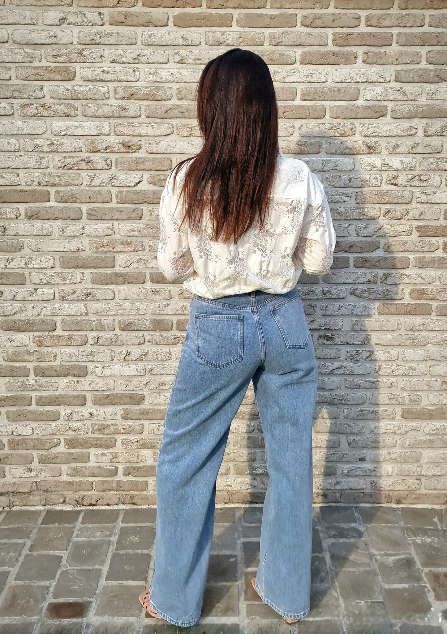 Jeansbroek Wide leg