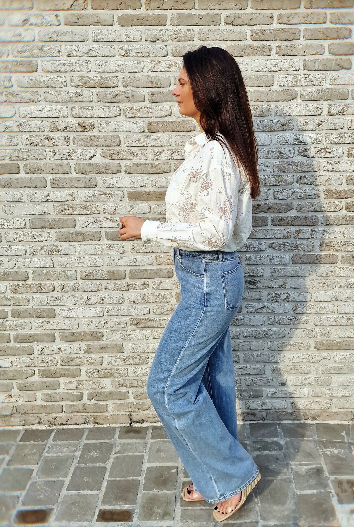 Jeansbroek Wide leg