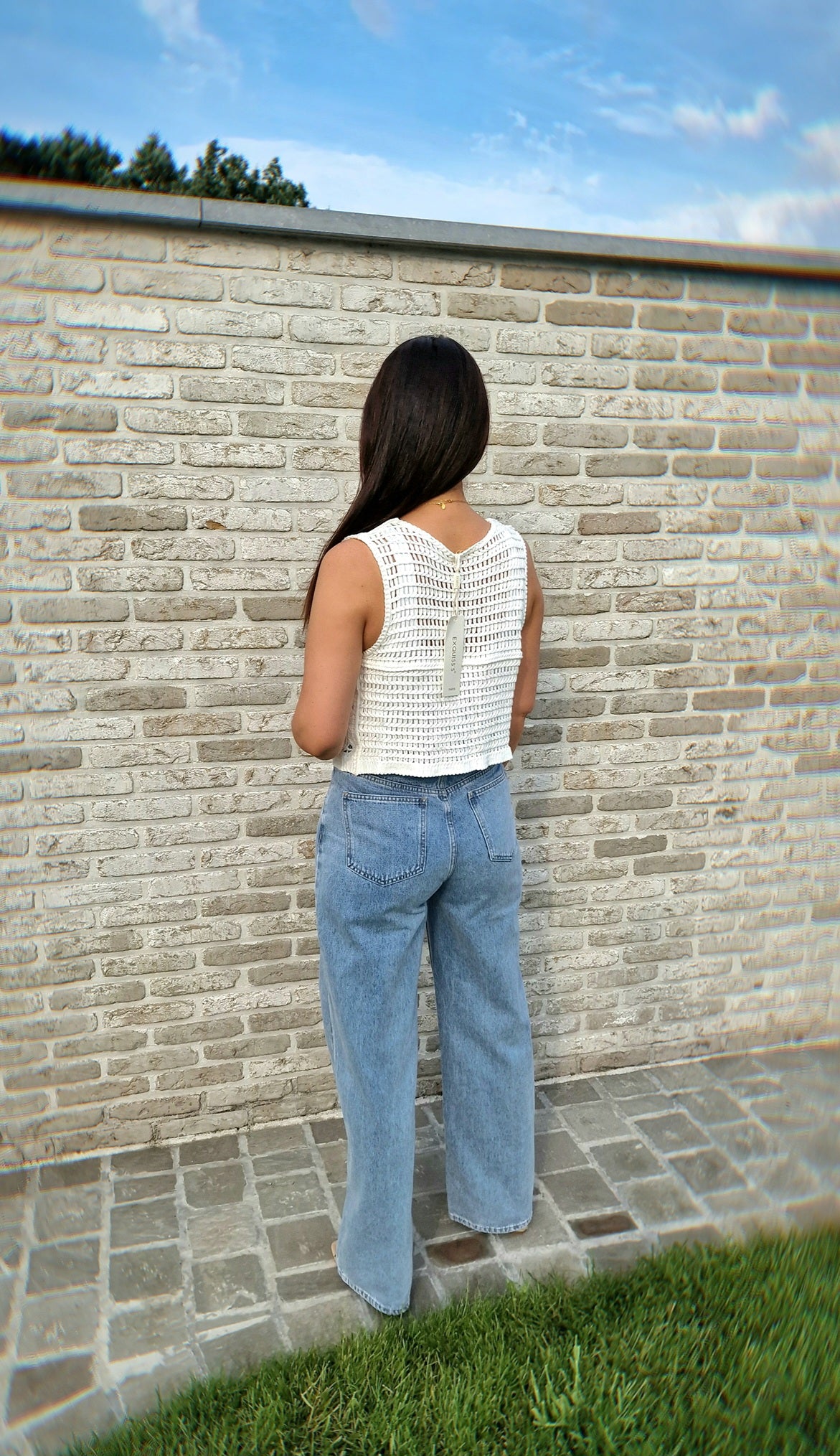 Jeansbroek Wide leg