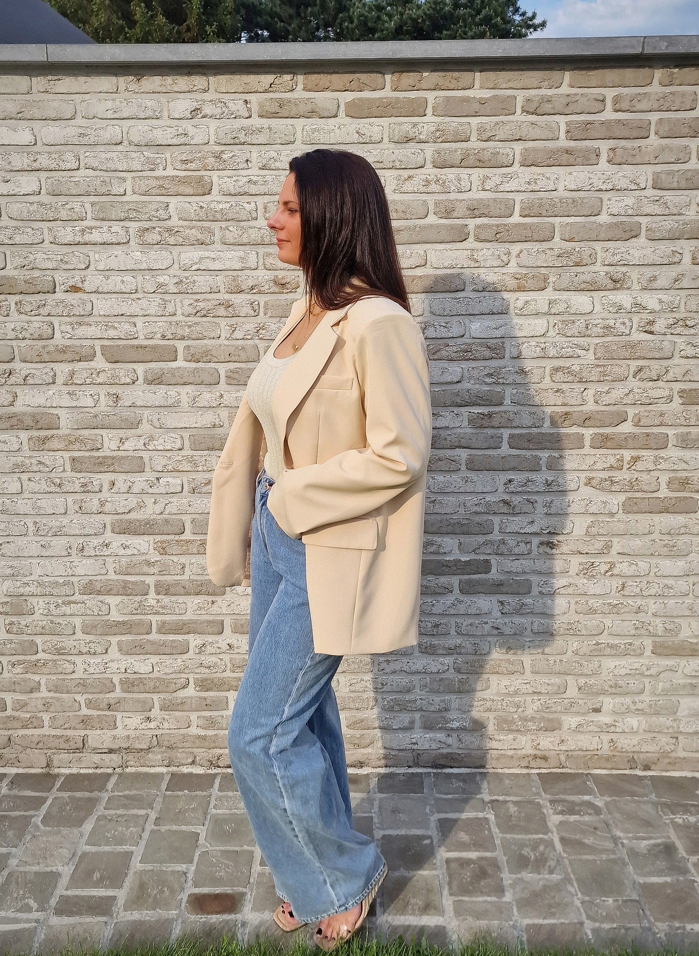 Jeansbroek Wide leg