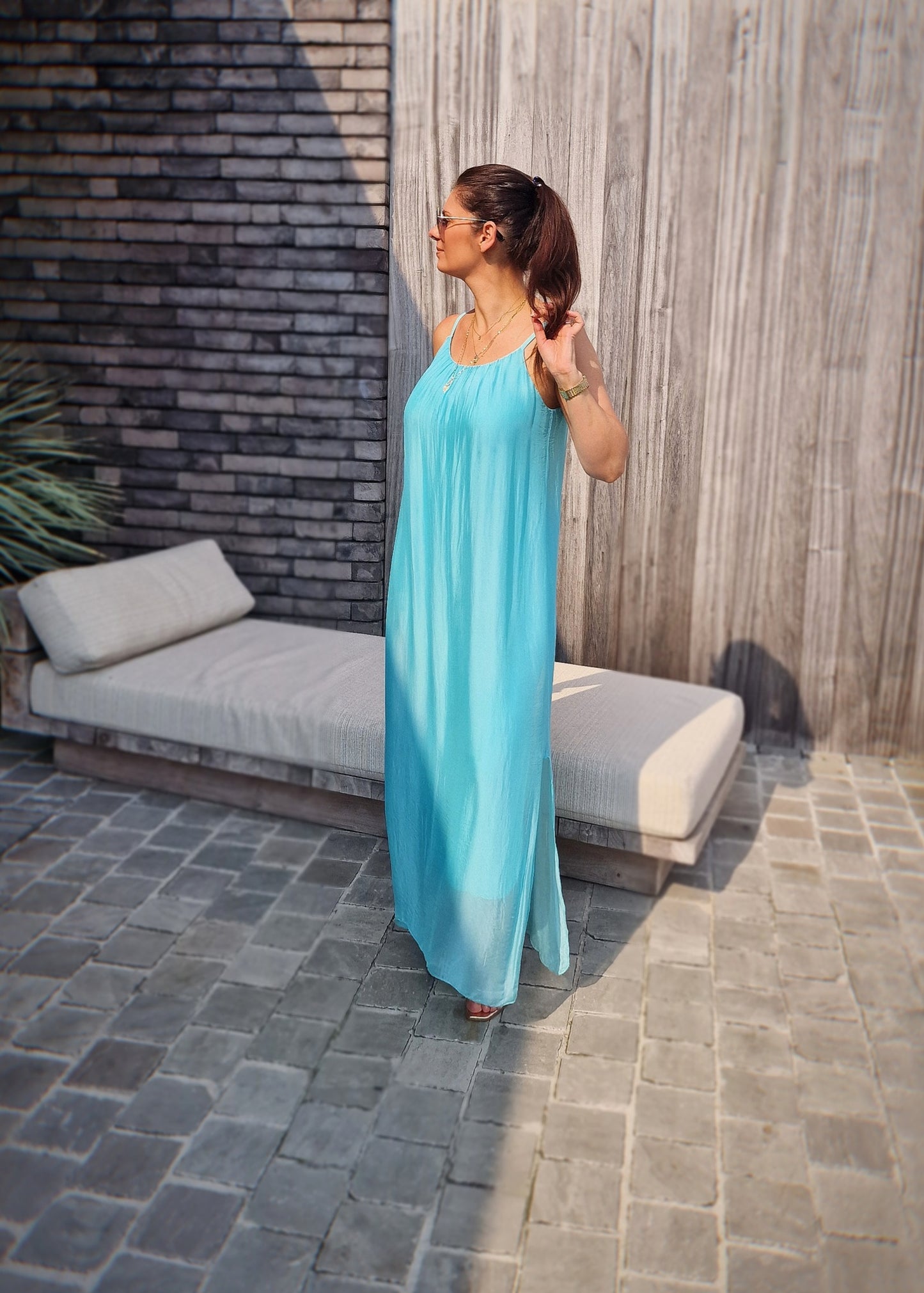 Jurk Breezy - Turquoise