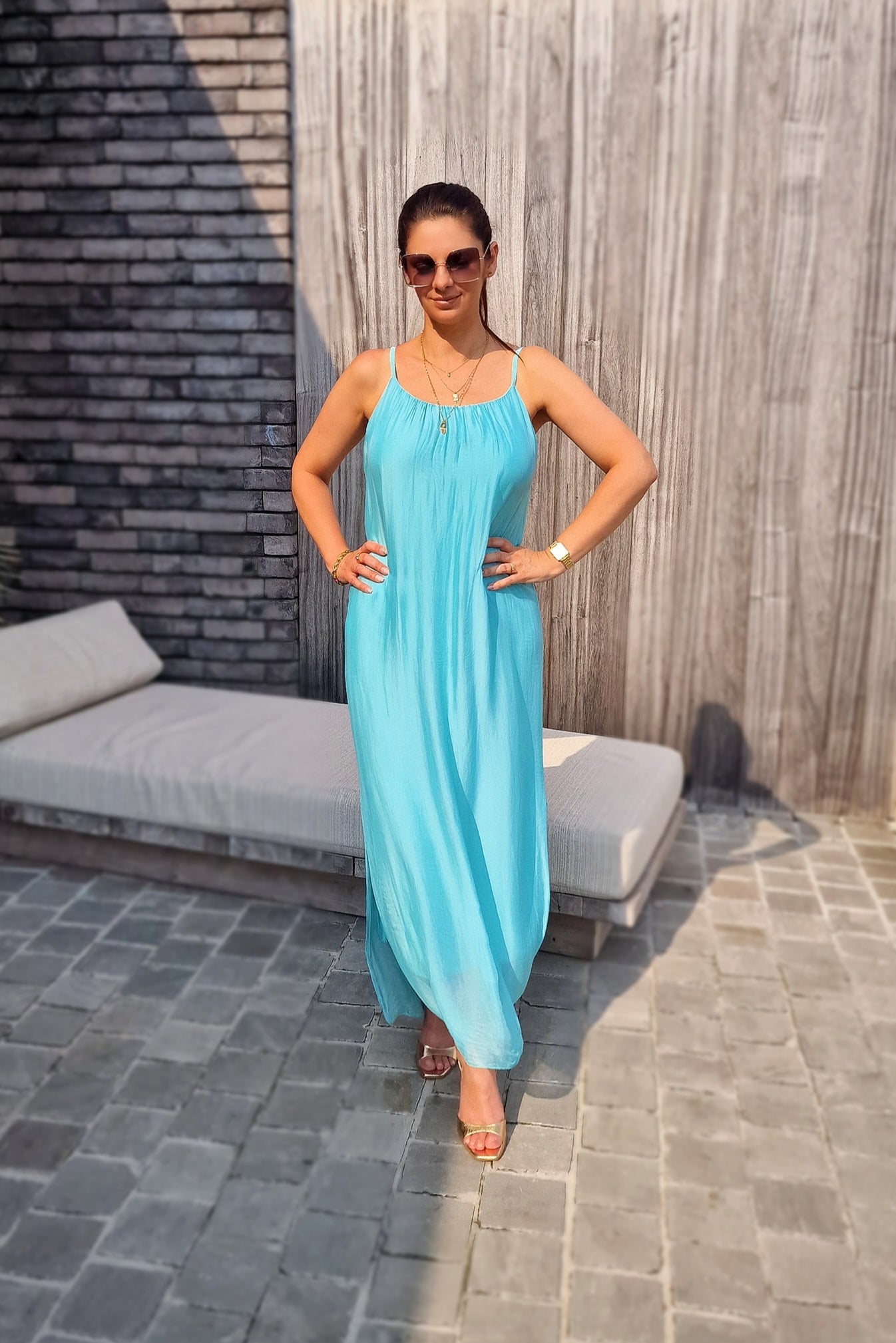 Jurk Breezy - Turquoise