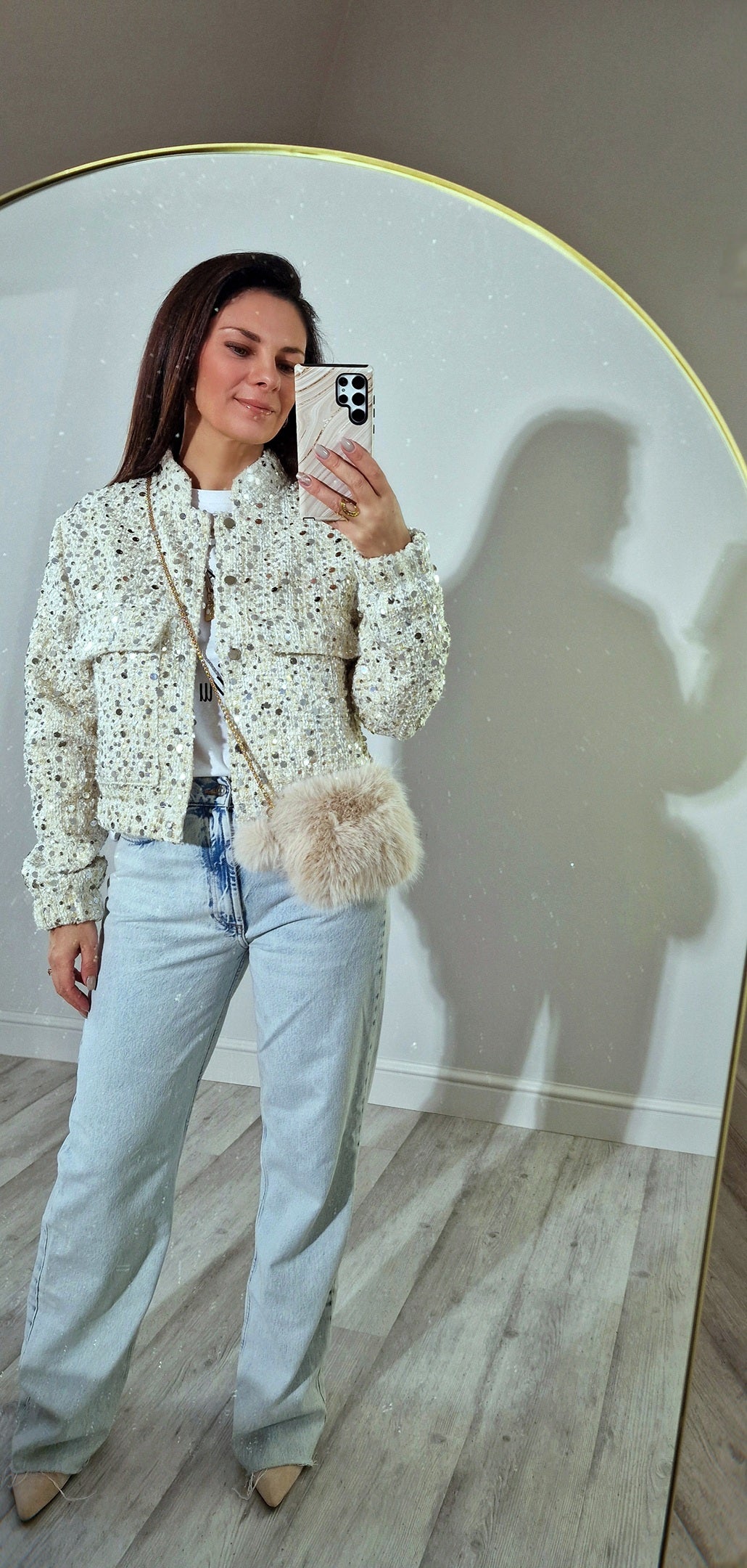 Glitter bomberjack