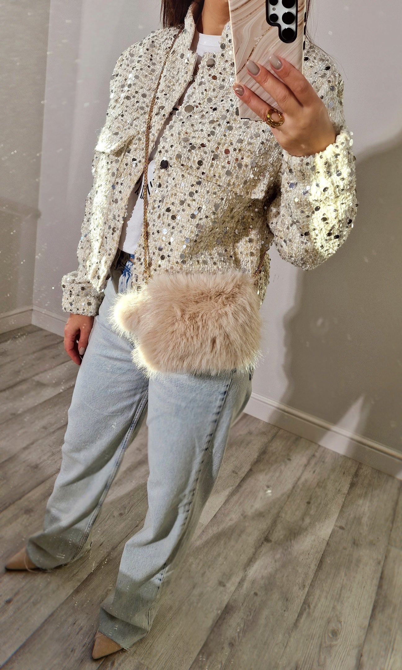 Glitter bomberjack