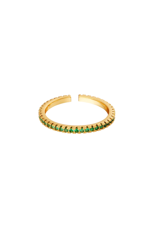 Verstelbare Ring Fine Green