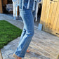Boot cut jeans - True blue