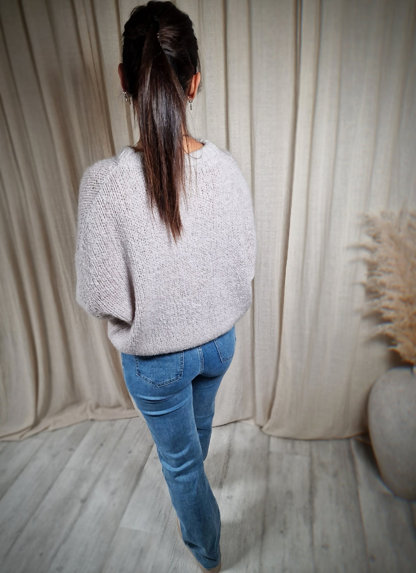 Cropped sweater - Grey