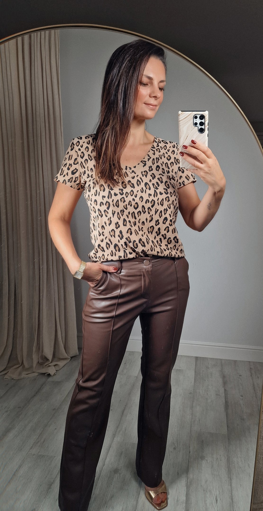 T-shirt Leopard