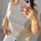 Glittertop White sequins