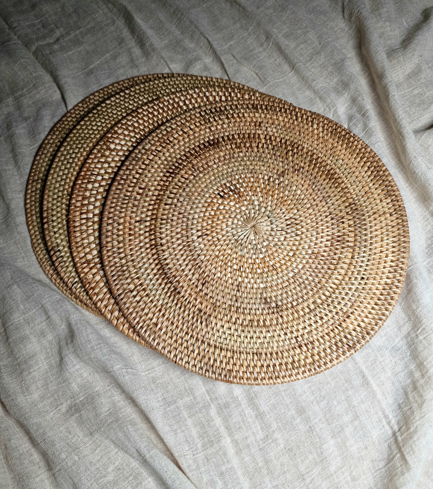 Rattan placemats