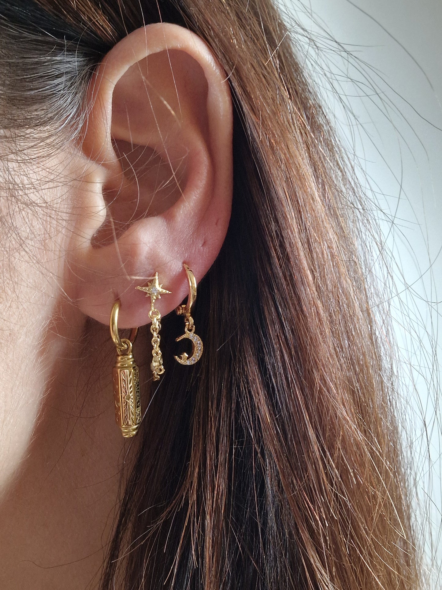 Earrings Moon &amp; Star