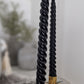 Swirl Candle - Black