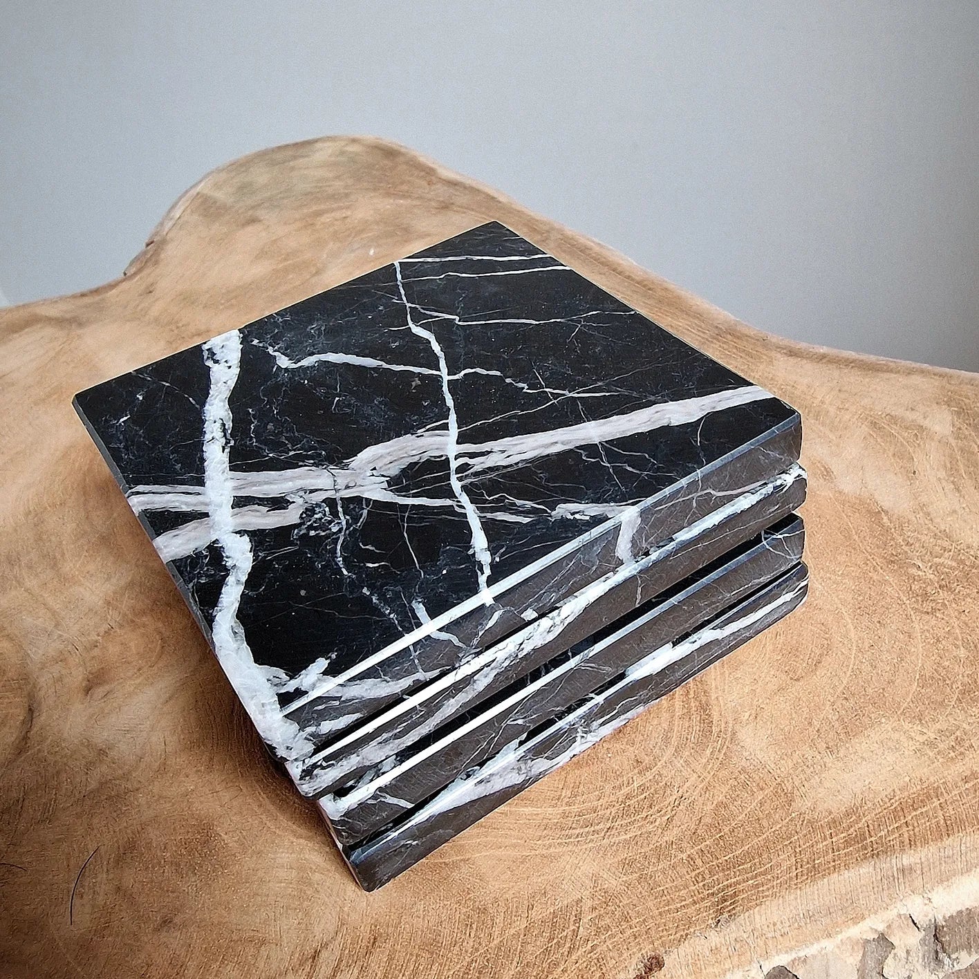 Marble coasters - Set of 2 pieces