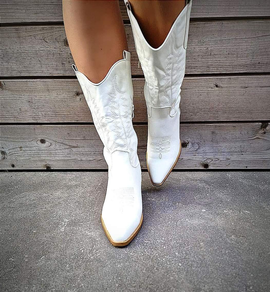 Boots Wanted - White